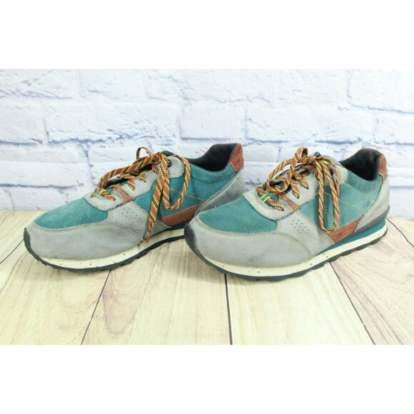 LL Bean Teal Suede Katahdin 2 Padded Collar Hiking Sneaker Shoes Size 10.5 M - Picture 2 of 9